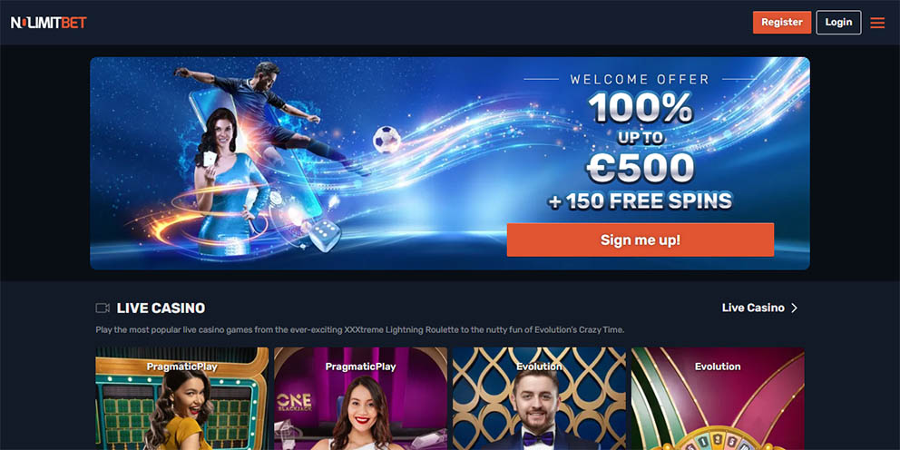 NoLimitBet Screenshot