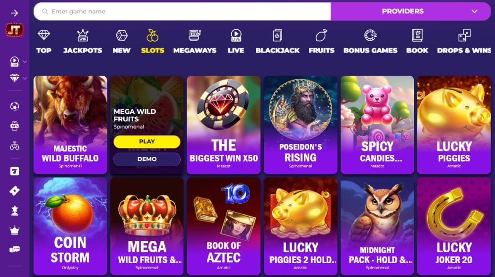 Jacktop online slots